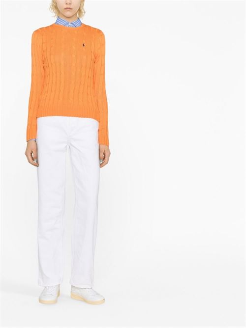 Maglia Julianna girocollo a trecce POLO RALPH LAUREN | 211891640008